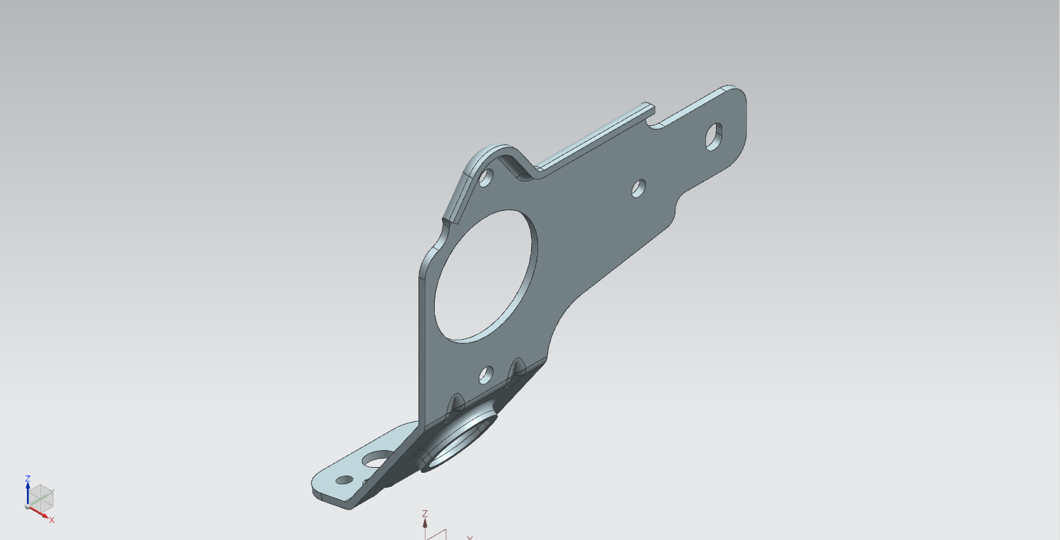 Sheet Metal Bracket II Design using Siemens NX SkillLync